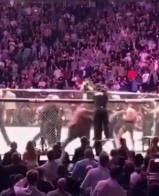 MASS BRAWL AFTER McGregor VS KHABiB FiGHT (view from all sides)