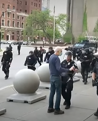 New York: Buffalo man pushed to ground by police in shocking video | Buffalo NY protest
