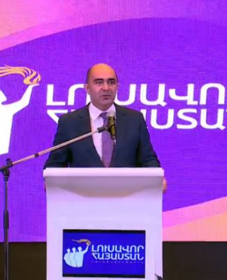 «Մեզ համերաշխություն է պետք, «Լուսավոր Հայաստանն» այդ համերաշխության շարժումն է». Էդմոն Մարուքյան