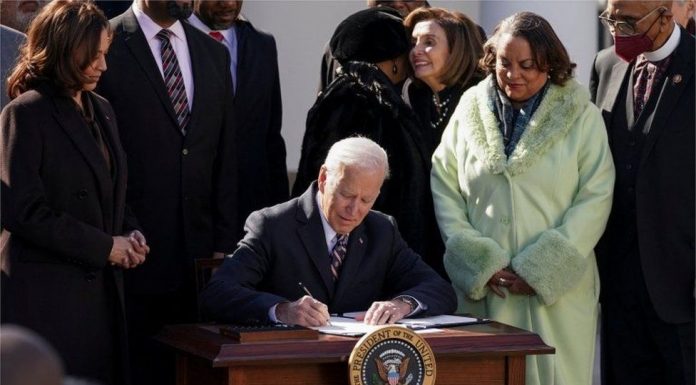 Joe Biden signs anti-lynching bill in historic first