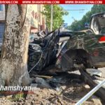 Ողբերգական ավտովթար՝ Երևանում. «Սոլո» բարի տնօրենը BMW 750-ով բախվել է ծառին. նրա դին ավտոմեքենայից դուրս են բերել փրկարարները՝ օգտագործելով հատուկ տեխնիկա. ՖՈՏՈՌԵՊՈՐՏԱԺ, ՏԵՍԱՆՅՈՒԹ