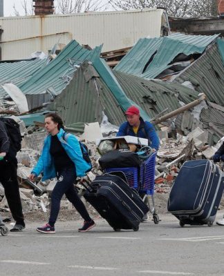 How many Ukrainians have fled their homes and where have they gone?