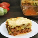 Запеканка с кабачками и фаршем