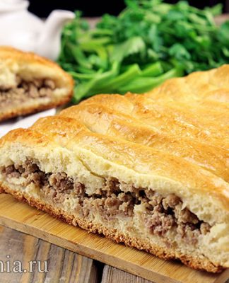 Кулебяка с мясом