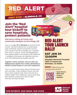 Join the ‘Red Alert’ hospital tour kickoff to save hospitals, protect patients
