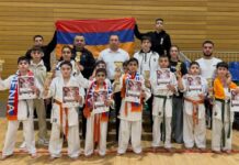 Հայ մարզիկները ոսկե, արծաթե և բրոնզե մեդալներ են նվաճել Կիոկուշին կարատեի «Եվրոպայի գավաթ» մրցաշարում